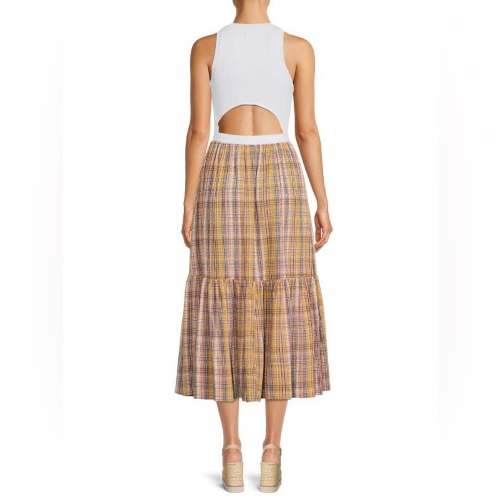 Tanya Taylor camilla open back dress - size small NWOT